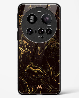 Black Gold Marble Glass Case Phone Cover (Xiaomi)