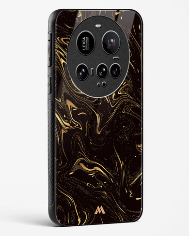 Black Gold Marble Glass Case Phone Cover (Xiaomi)