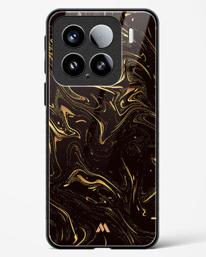 Black Gold Marble Glass Case Phone Cover (Xiaomi)
