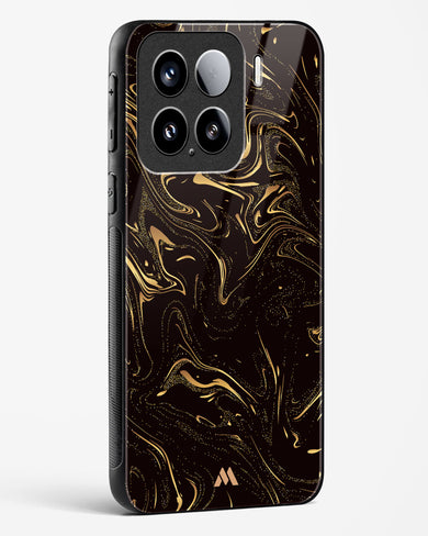Black Gold Marble Glass Case Phone Cover (Xiaomi)