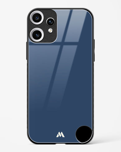Gray Blue Life Glass Case Phone Cover (Nothing)