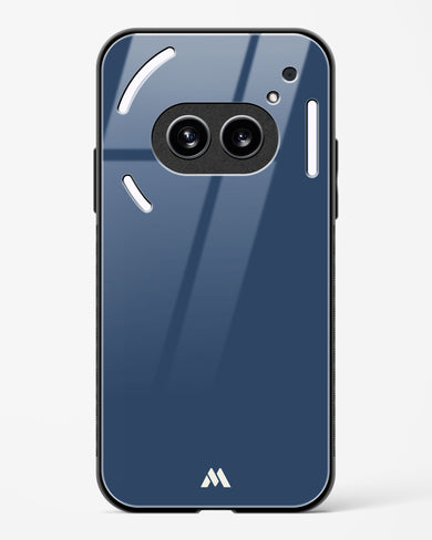 Gray Blue Life Glass Case Phone Cover (Nothing)