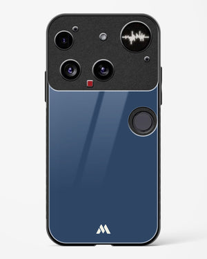 Gray Blue Life Glass Case Phone Cover (Nothing)