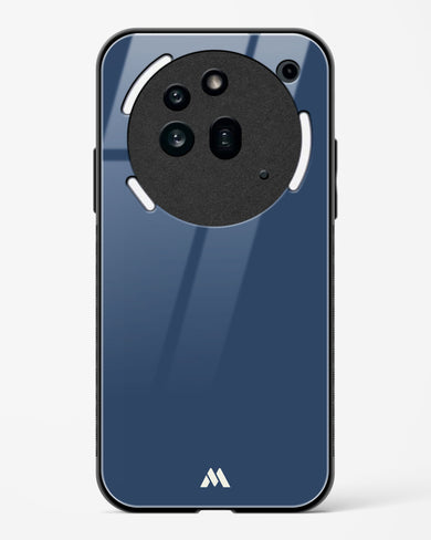 Gray Blue Life Glass Case Phone Cover (Nothing)