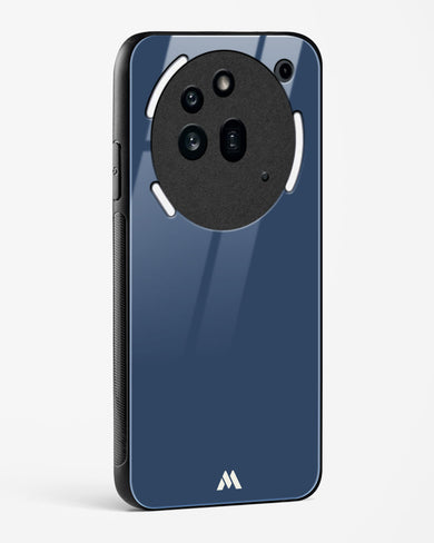 Gray Blue Life Glass Case Phone Cover (Nothing)