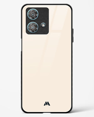 Frosted Ivory Glass Case Phone Cover (Motorola)