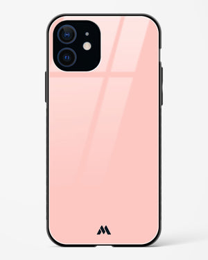 Salmon Pink Glass Case Phone Cover (Apple)