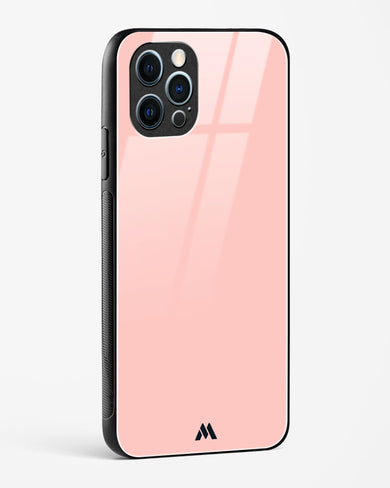 Salmon Pink Glass Case Phone Cover (Apple)