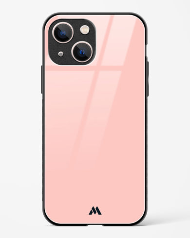 Salmon Pink Glass Case Phone Cover (Apple)