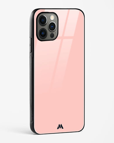 Salmon Pink Glass Case Phone Cover (Apple)