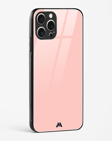 Salmon Pink Glass Case Phone Cover (Apple)