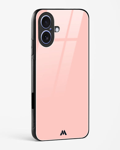 Salmon Pink Glass Case Phone Cover (Apple)