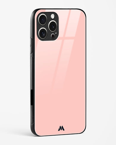 Salmon Pink Glass Case Phone Cover (Apple)