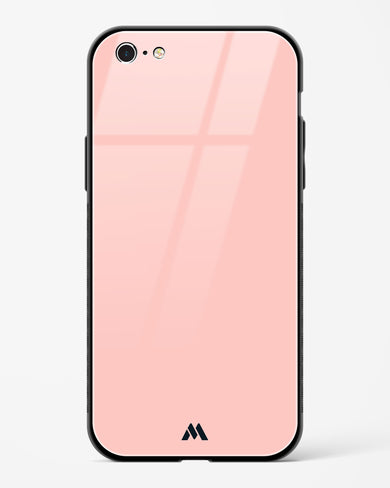 Salmon Pink Glass Case Phone Cover-(Apple)