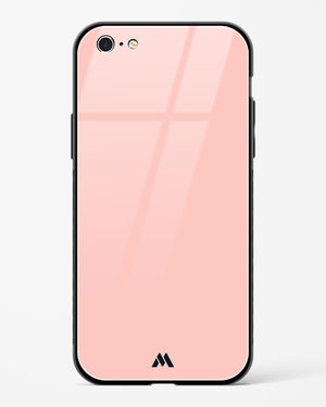 Salmon Pink Glass Case Phone Cover (Apple)