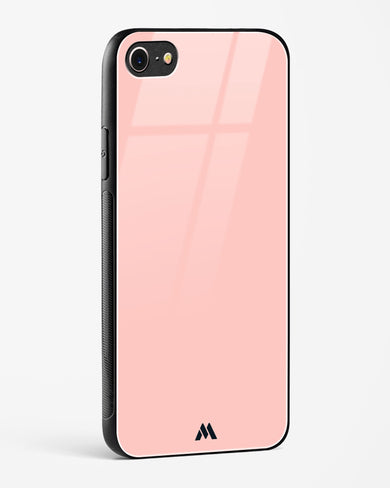 Salmon Pink Glass Case Phone Cover-(Apple)