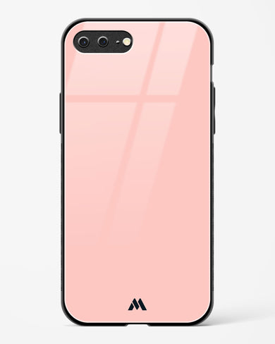 Salmon Pink Glass Case Phone Cover-(Apple)