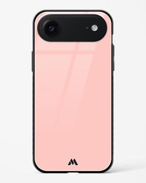 Salmon Pink Glass Case Phone Cover (Apple)