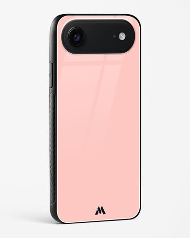 Salmon Pink Glass Case Phone Cover (Apple)