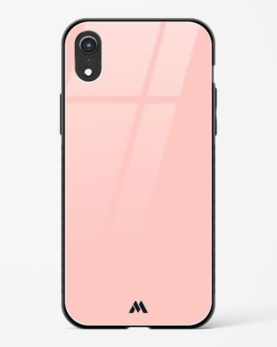 Salmon Pink Glass Case Phone Cover (Apple)