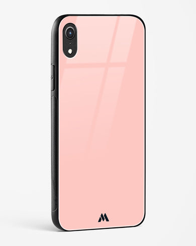 Salmon Pink Glass Case Phone Cover (Apple)