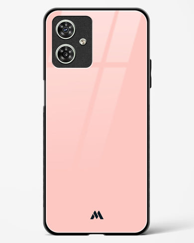 Salmon Pink Glass Case Phone Cover-(Motorola)