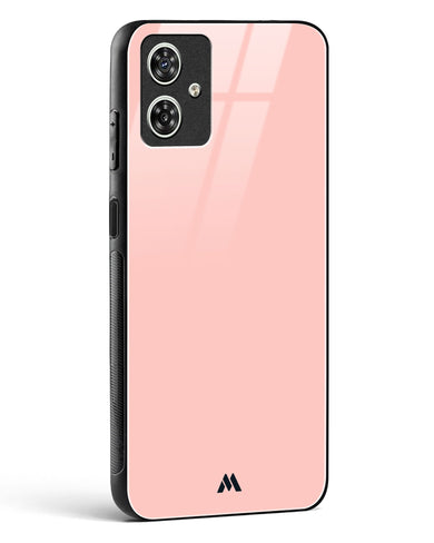 Salmon Pink Glass Case Phone Cover-(Motorola)