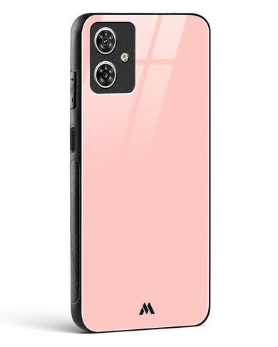 Salmon Pink Glass Case Phone Cover (Motorola)