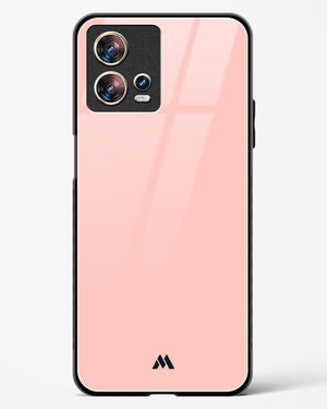 Salmon Pink Glass Case Phone Cover (Motorola)