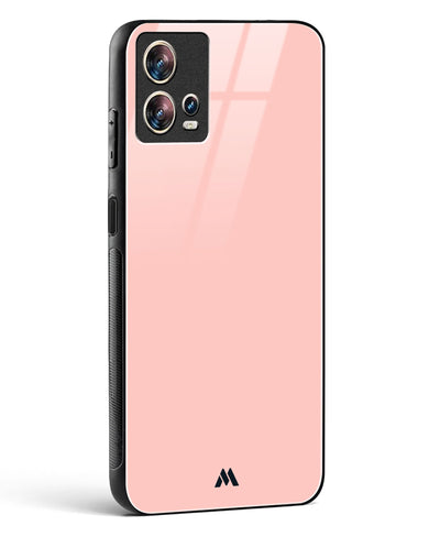 Salmon Pink Glass Case Phone Cover (Motorola)