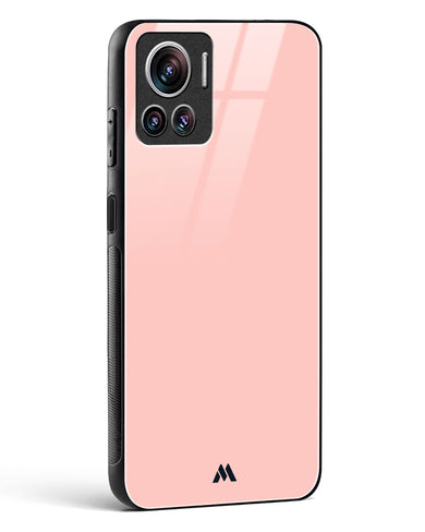 Salmon Pink Glass Case Phone Cover (Motorola)