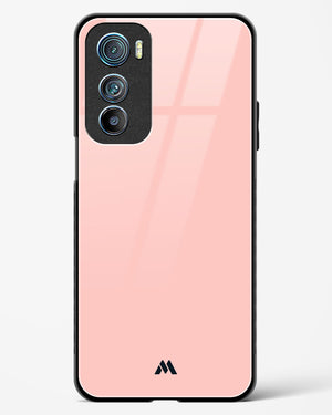 Salmon Pink Glass Case Phone Cover-(Motorola)