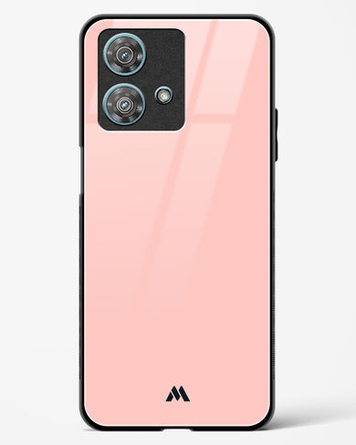 Salmon Pink Glass Case Phone Cover (Motorola)