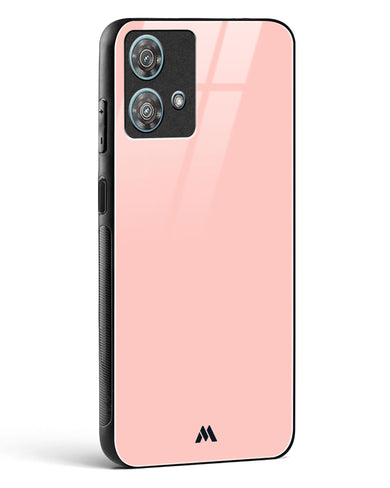 Salmon Pink Glass Case Phone Cover (Motorola)