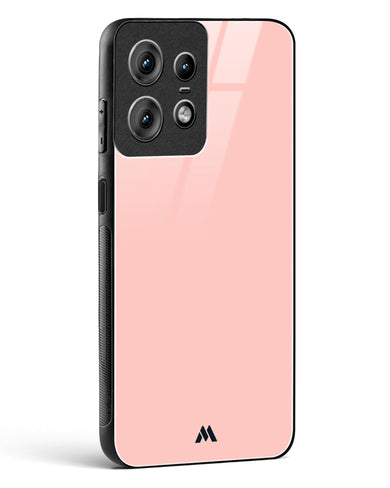 Salmon Pink Glass Case Phone Cover (Motorola)