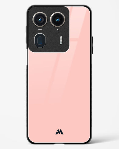 Salmon Pink Glass Case Phone Cover (Motorola)