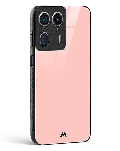 Salmon Pink Glass Case Phone Cover (Motorola)