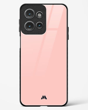 Salmon Pink Glass Case Phone Cover (Motorola)