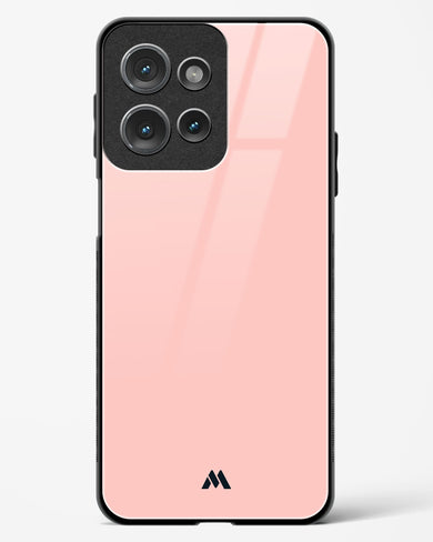 Salmon Pink Glass Case Phone Cover (Motorola)