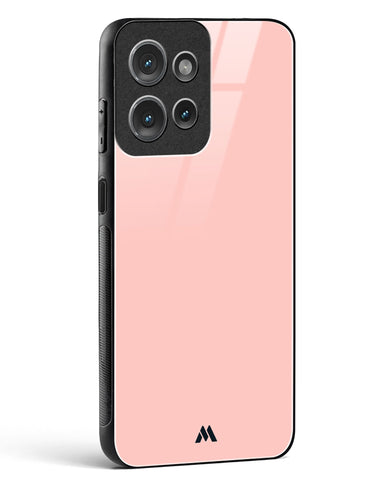 Salmon Pink Glass Case Phone Cover (Motorola)