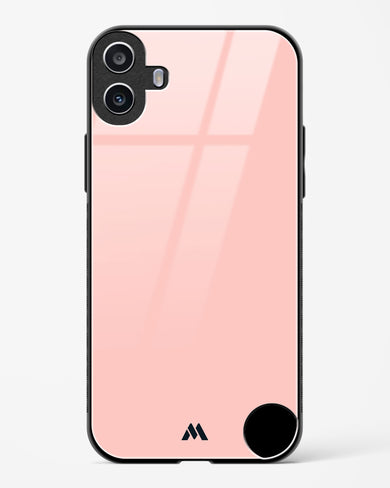 Salmon Pink Glass Case Phone Cover (Nothing)