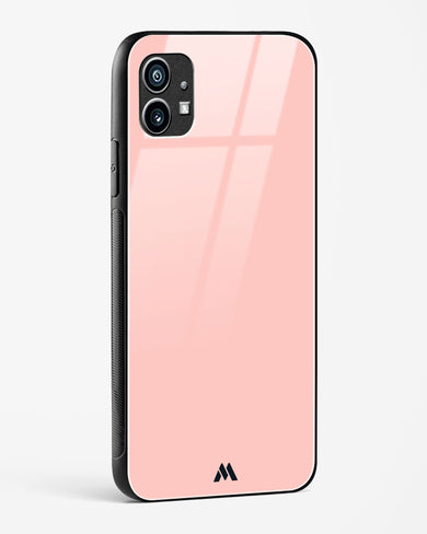Salmon Pink Glass Case Phone Cover (Nothing)