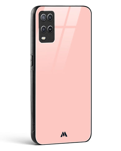 Salmon Pink Glass Case Phone Cover (Oppo)