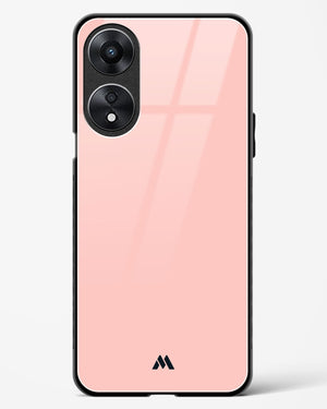 Salmon Pink Glass Case Phone Cover (Oppo)