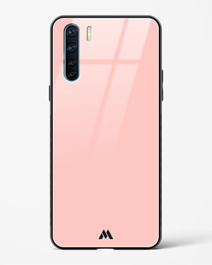 Salmon Pink Glass Case Phone Cover (Oppo)