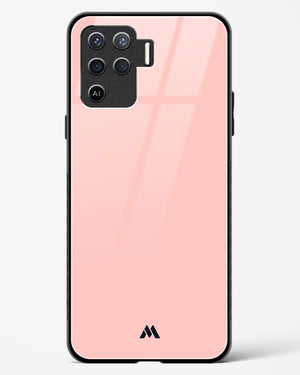 Salmon Pink Glass Case Phone Cover (Oppo)