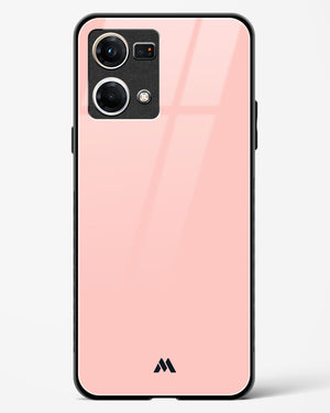 Salmon Pink Glass Case Phone Cover (Oppo)