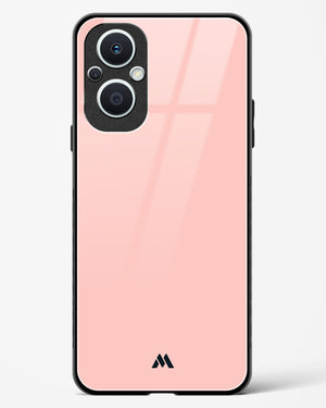 Salmon Pink Glass Case Phone Cover (Oppo)