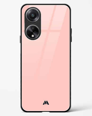 Salmon Pink Glass Case Phone Cover (Oppo)