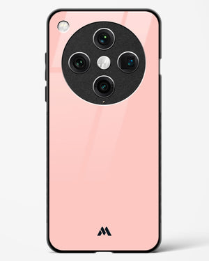 Salmon Pink Glass Case Phone Cover (Oppo)